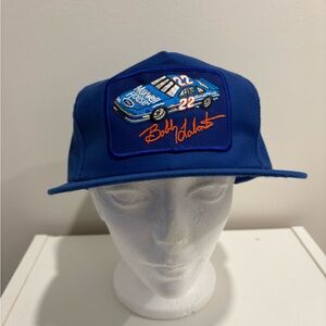 Vintage NASCAR Racing Cap Blue *$20 item 2/ $30* Bobby Labonté 90s made Usa
